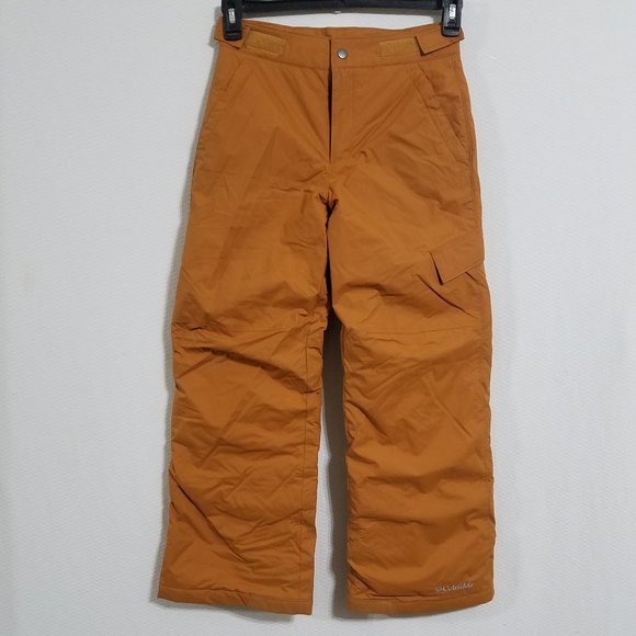 Columbia Boys Medium Orange Ski Winter Snow Pants